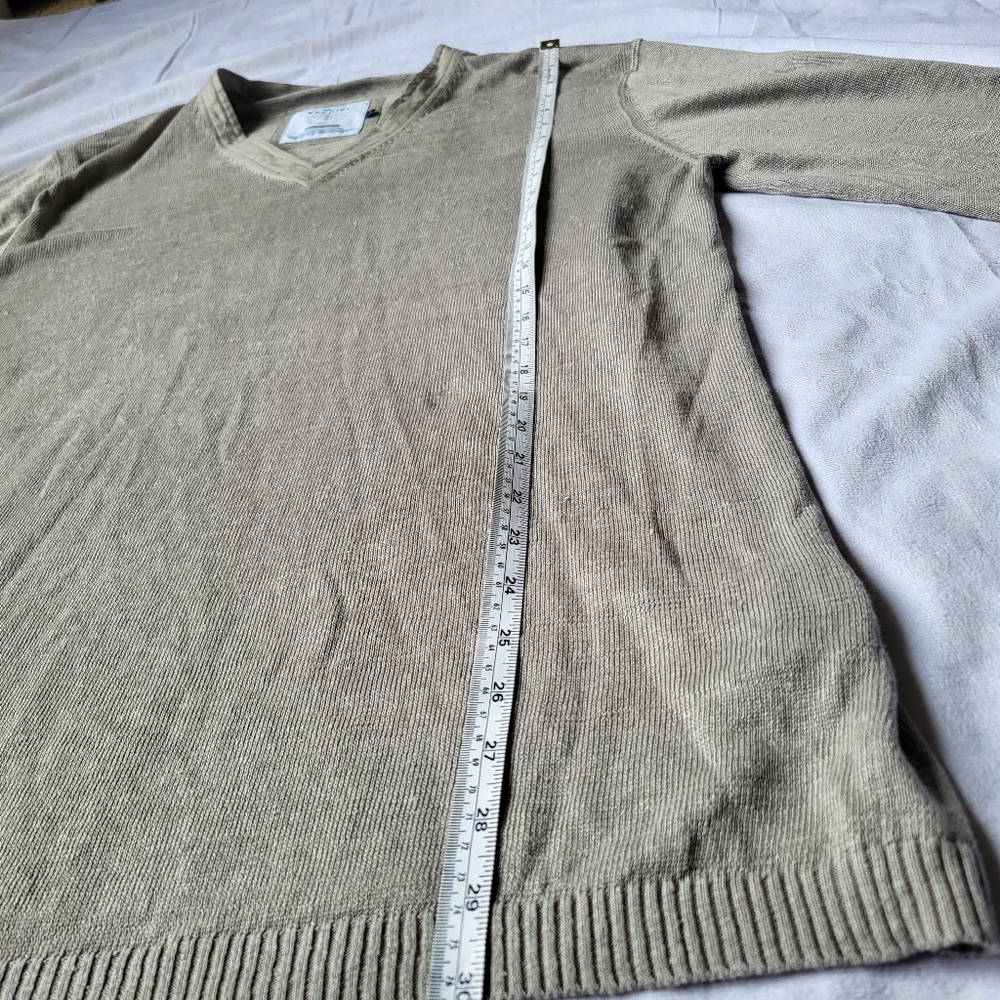 Limited Edition Esales Paris 100% Linen V Neck  Sweater Size 2XL #344 Out Of 375 - Picture 9 of 11